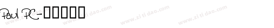 Paul PC字体转换